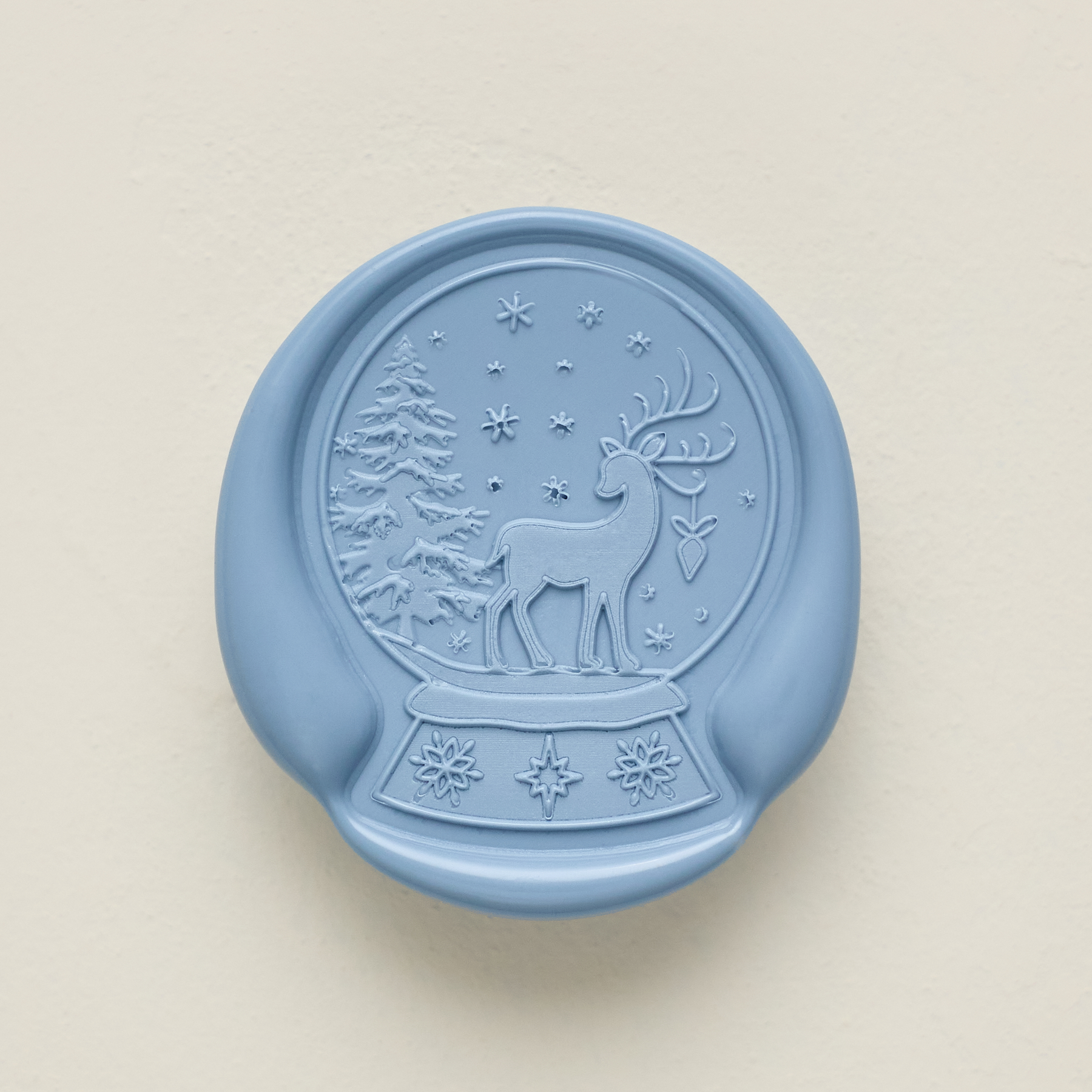 Snow Fall Offset Wax Seals