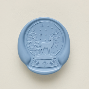 Snow Fall Offset Wax Seals