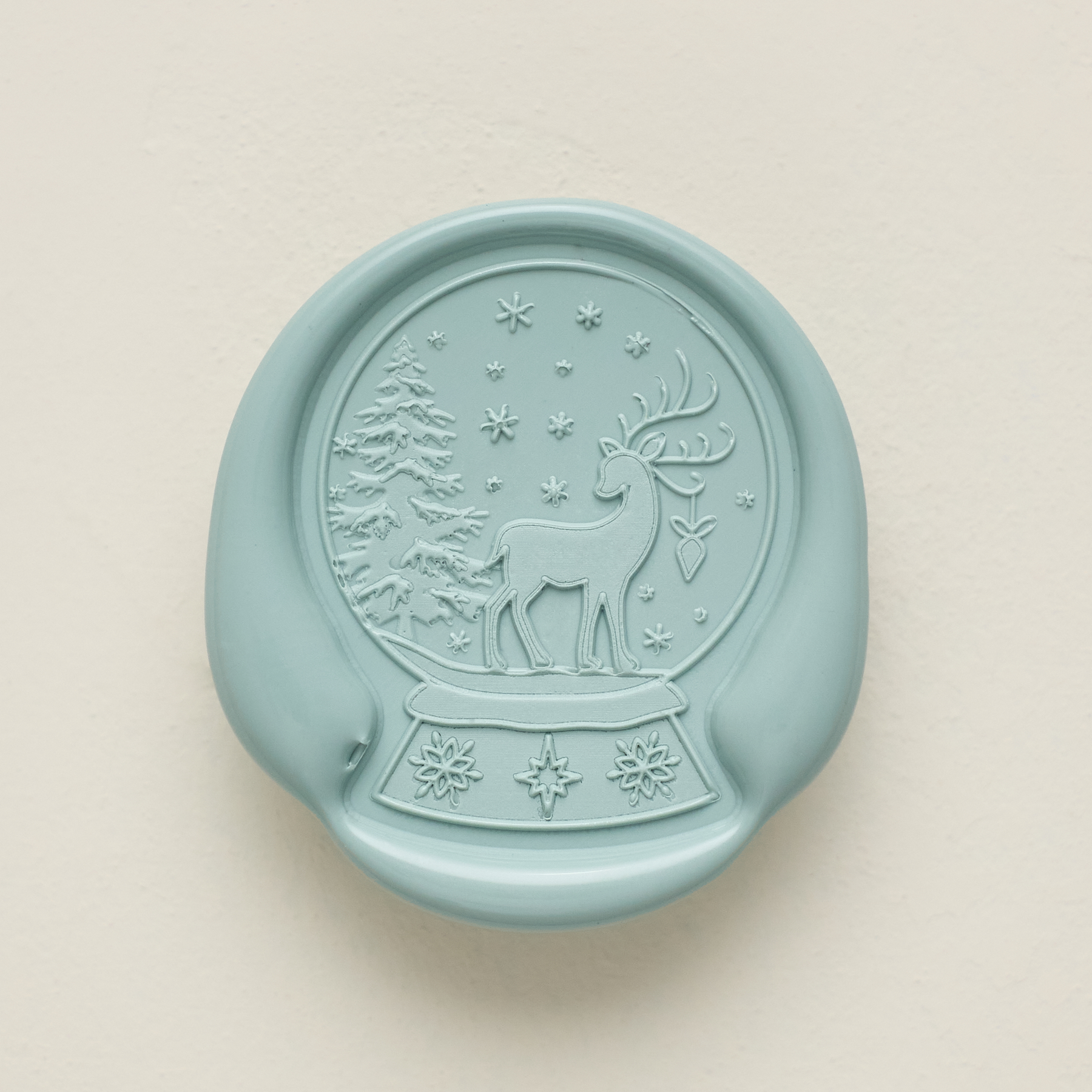 Snow Fall Offset Wax Seals