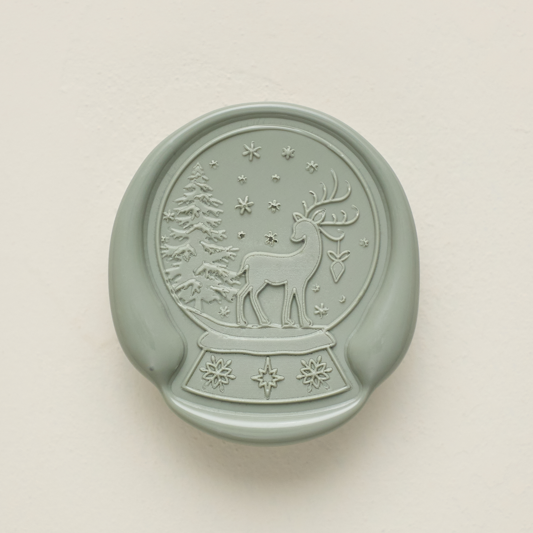 Snow Fall Offset Wax Seals