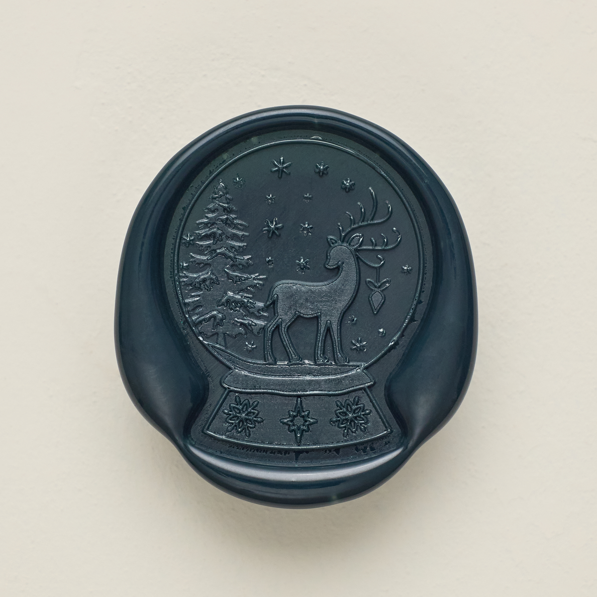 Snow Fall Offset Wax Seals