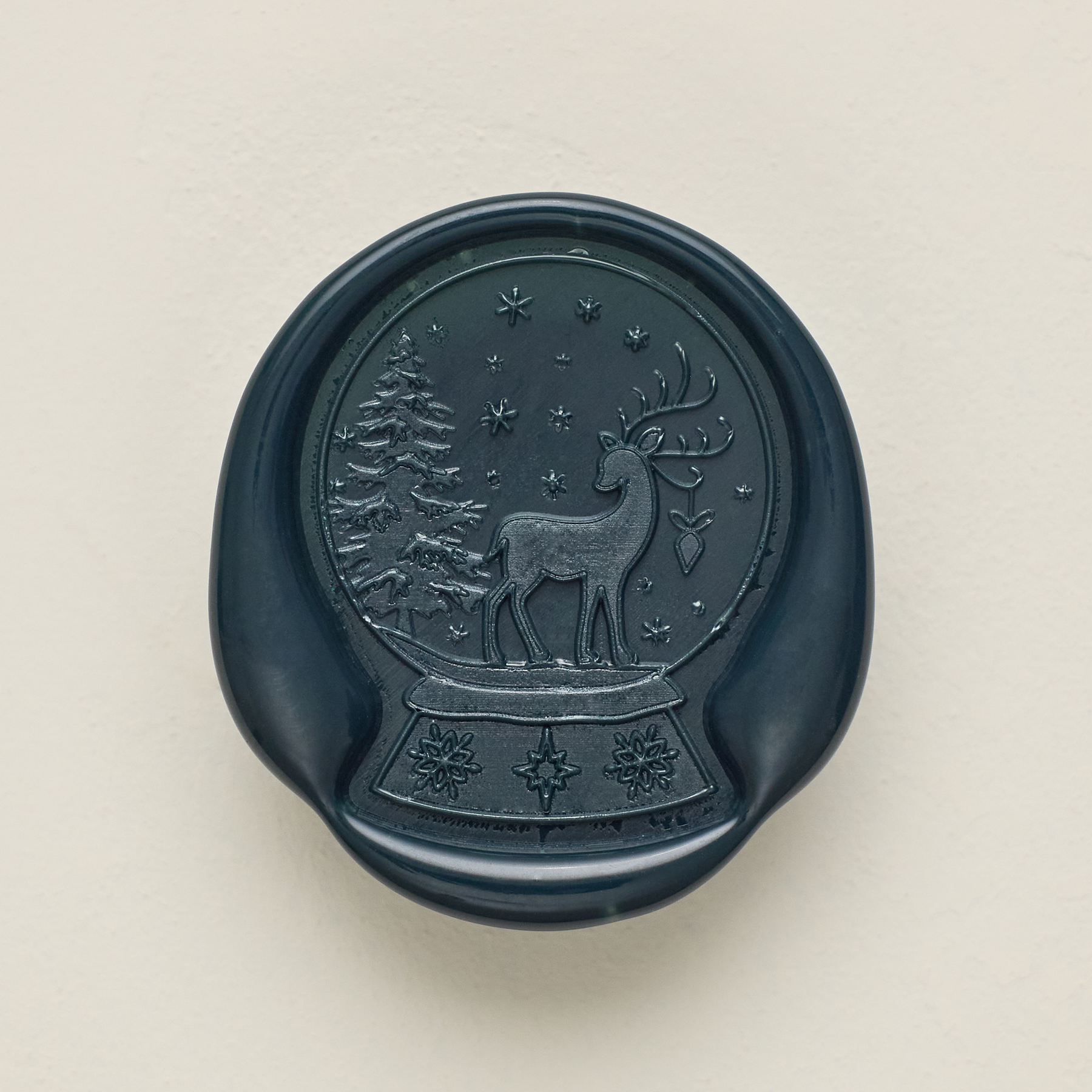 Snow Fall Offset Wax Seals