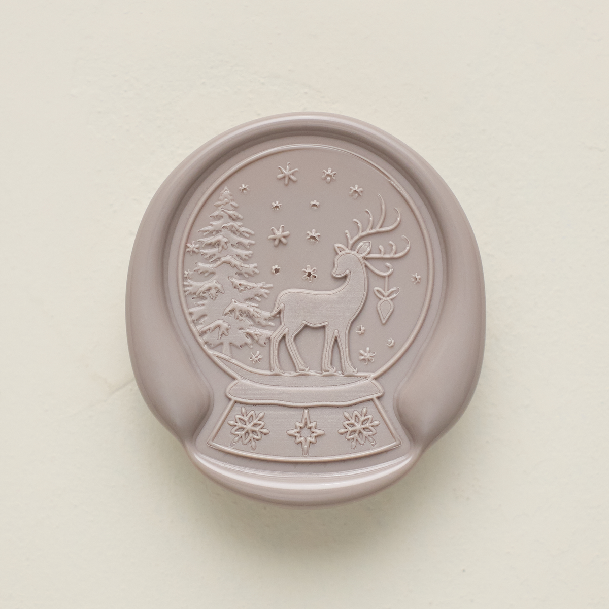 Snow Fall Offset Wax Seals