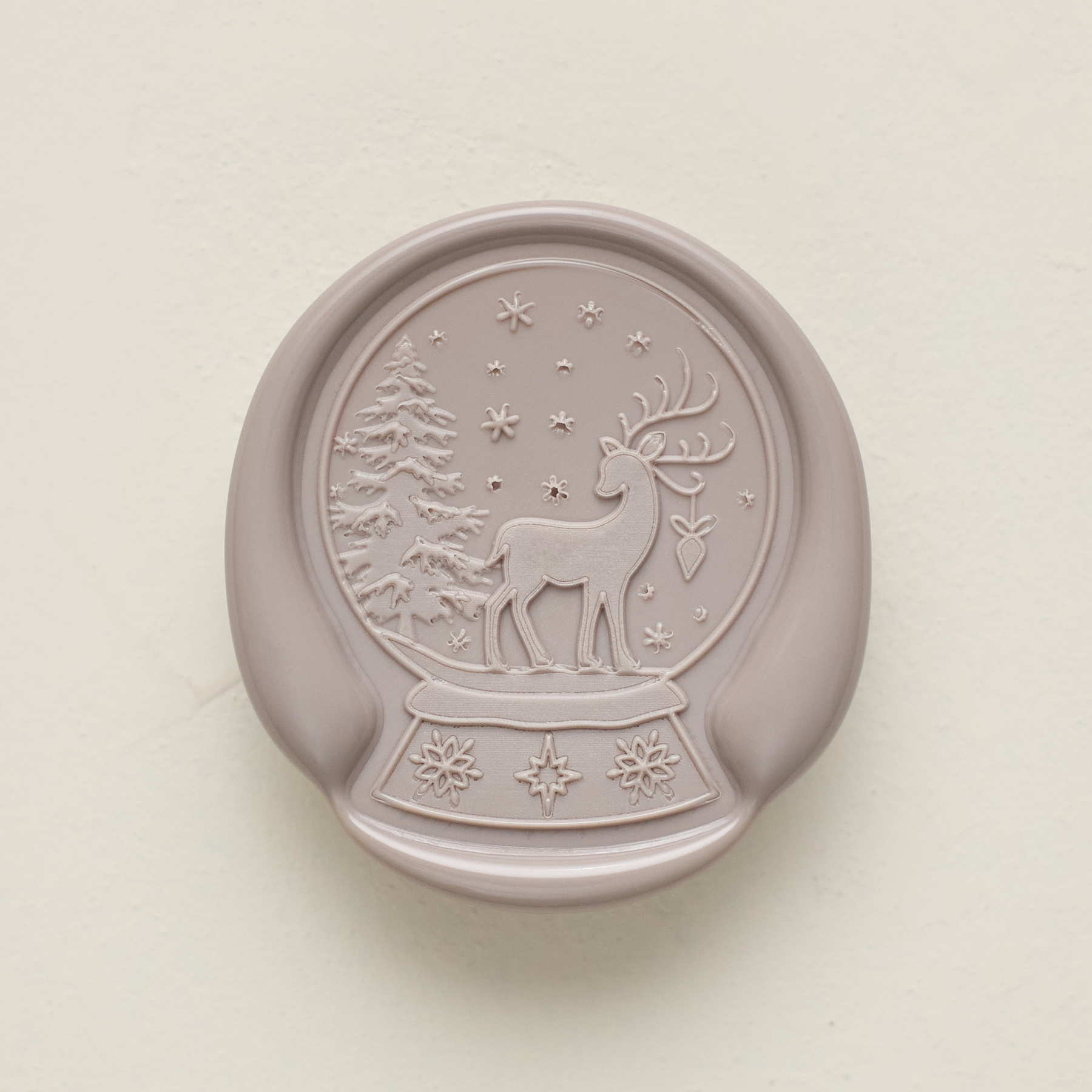 Snow Fall Offset Wax Seals