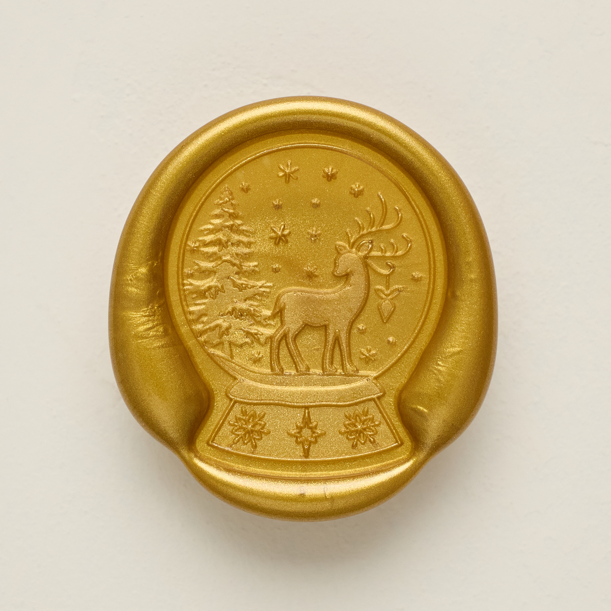 Snow Fall Offset Wax Seals