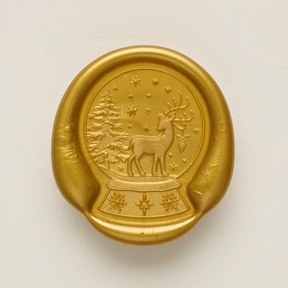 Snow Fall Offset Wax Seals
