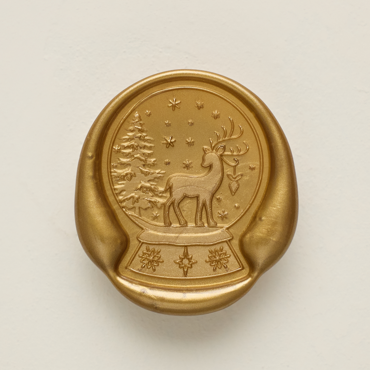 Snow Fall Offset Wax Seals