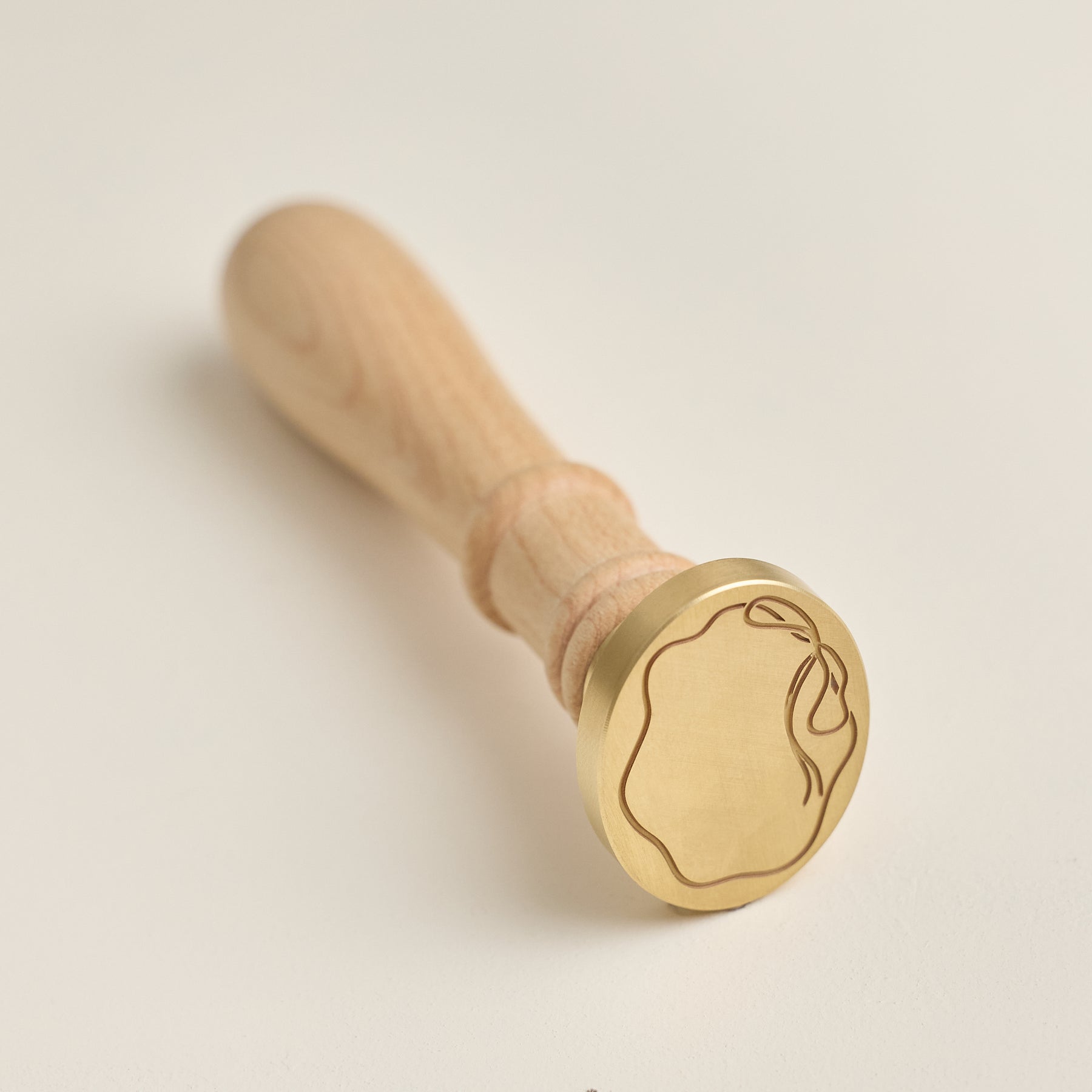 Bow Wreath Wax Stamp