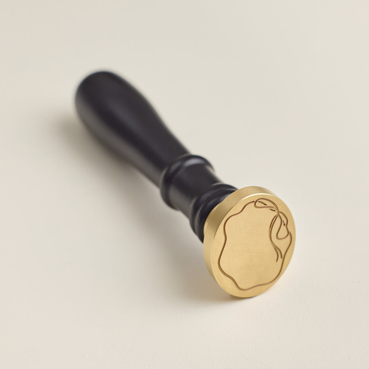 Bow Wreath Wax Stamp