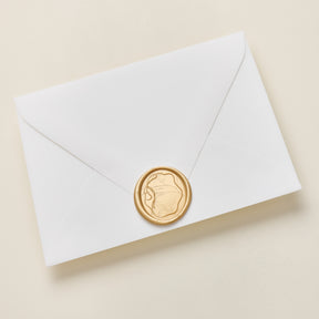 Bow Wreath Wax Stamp