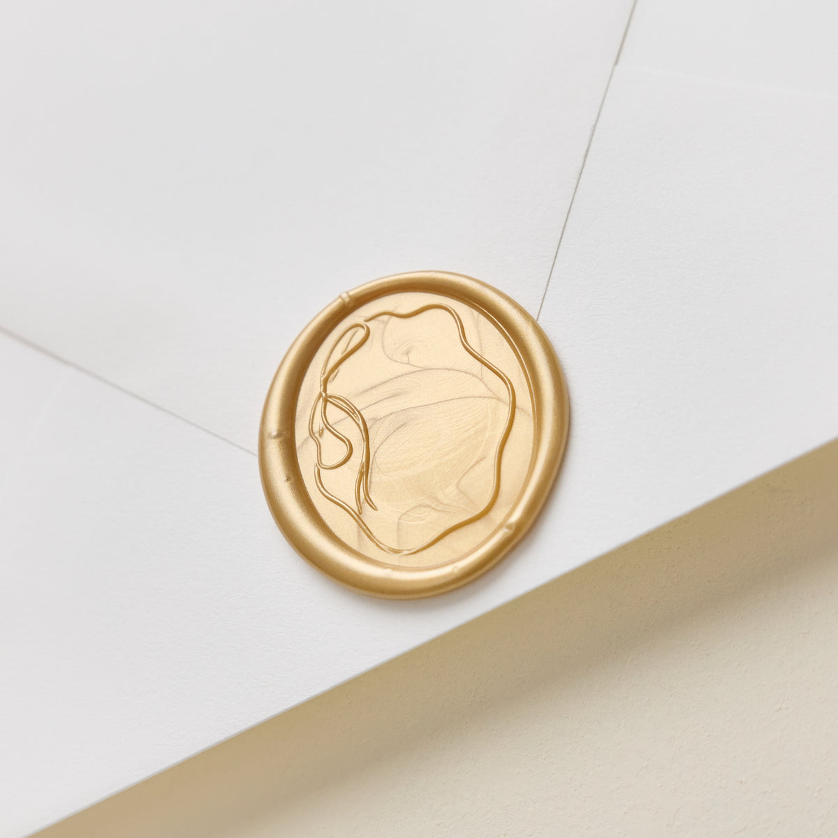 Bow Wreath Wax Stamp