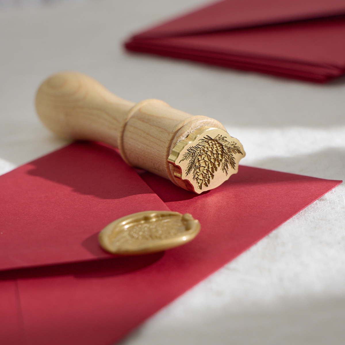 Aspen Offset Wax Stamp