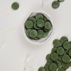 Trendsetter Edition: Canopy Green Sealing Wax Beads (50 Pack)