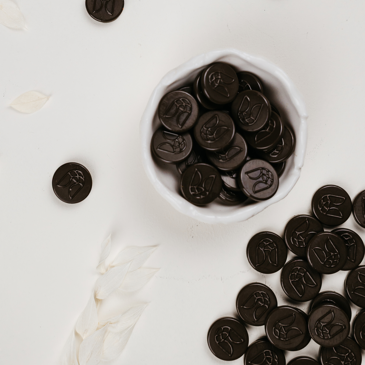 Trendsetter Edition: Chocolate Brown Sealing Wax Beads (50 Pack)