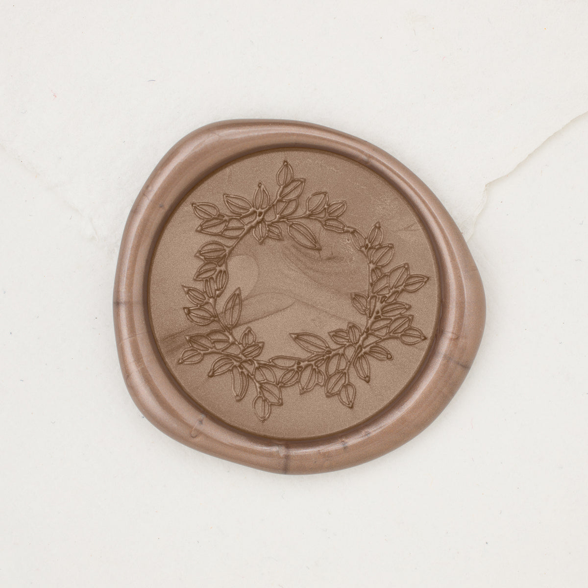 Salal Wreath Wax Seals