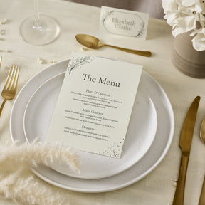 Full Bloom Menu