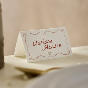 Scribble Place Card