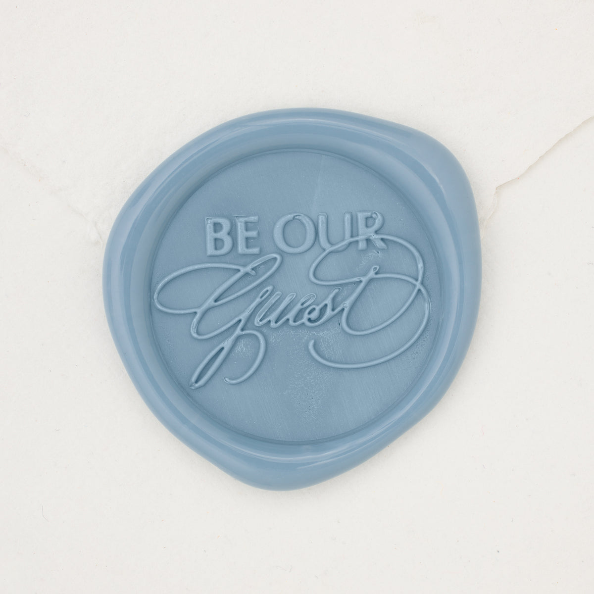 Be our Guest' Fairytale Personalised Envelope Seals - BlueBird Wedding  Stationery