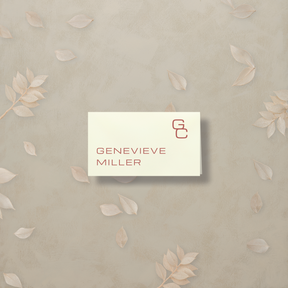 Editorial Eclectic Place Card