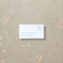 Editorial Eclectic Place Card