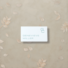Editorial Eclectic Place Card