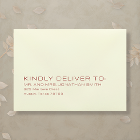 Editorial Eclectic Addressed Envelopes