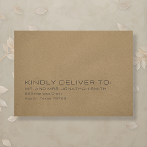 Editorial Eclectic Addressed Envelopes