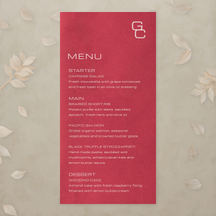 Editorial Eclectic Menu