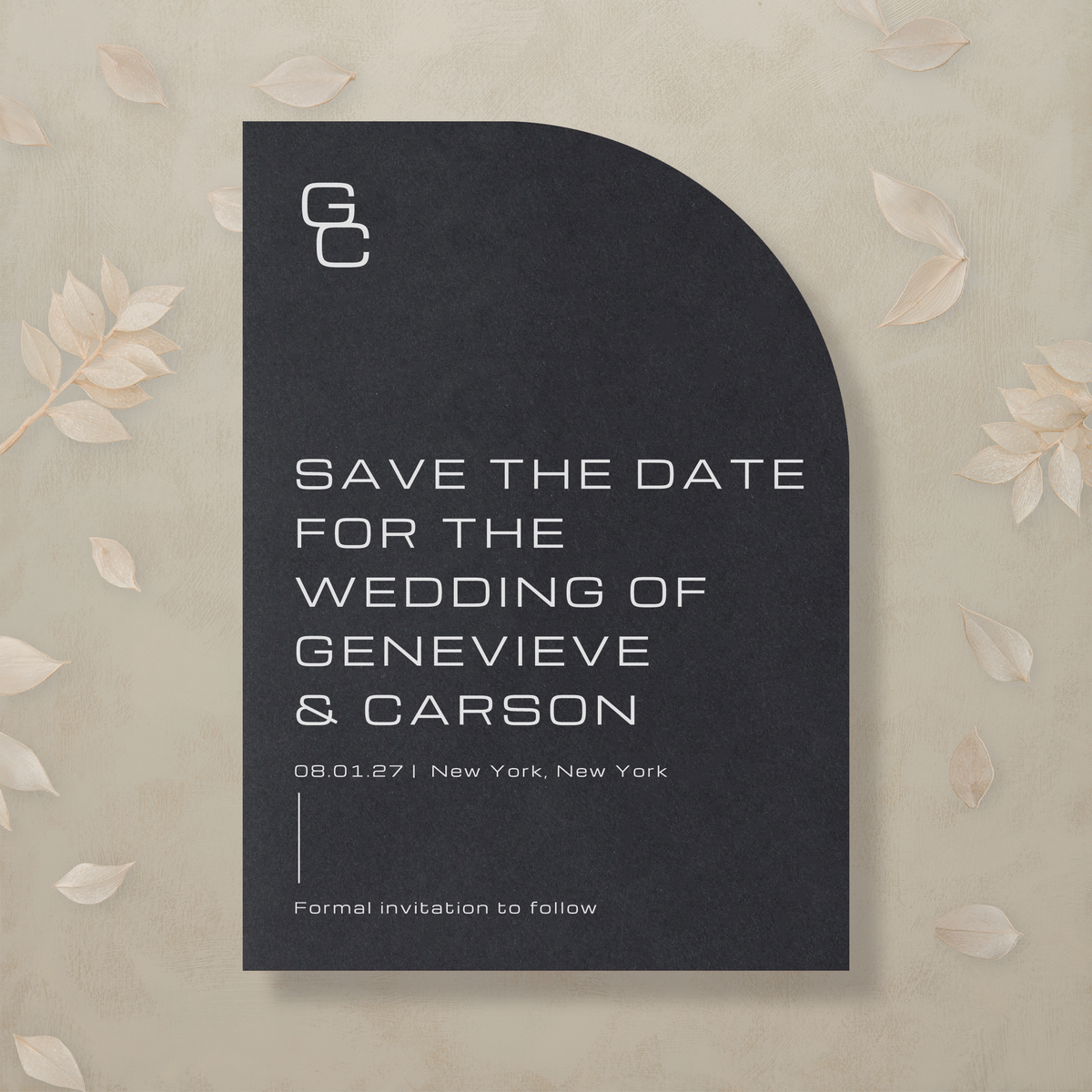 Editorial Eclectic Save The Date
