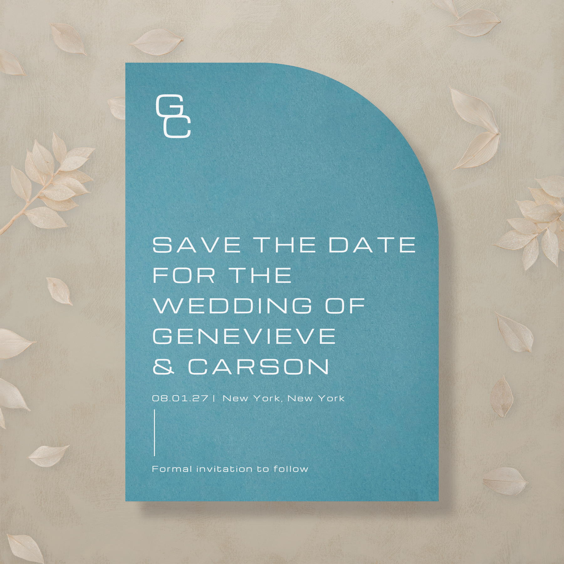 Editorial Eclectic Save The Date