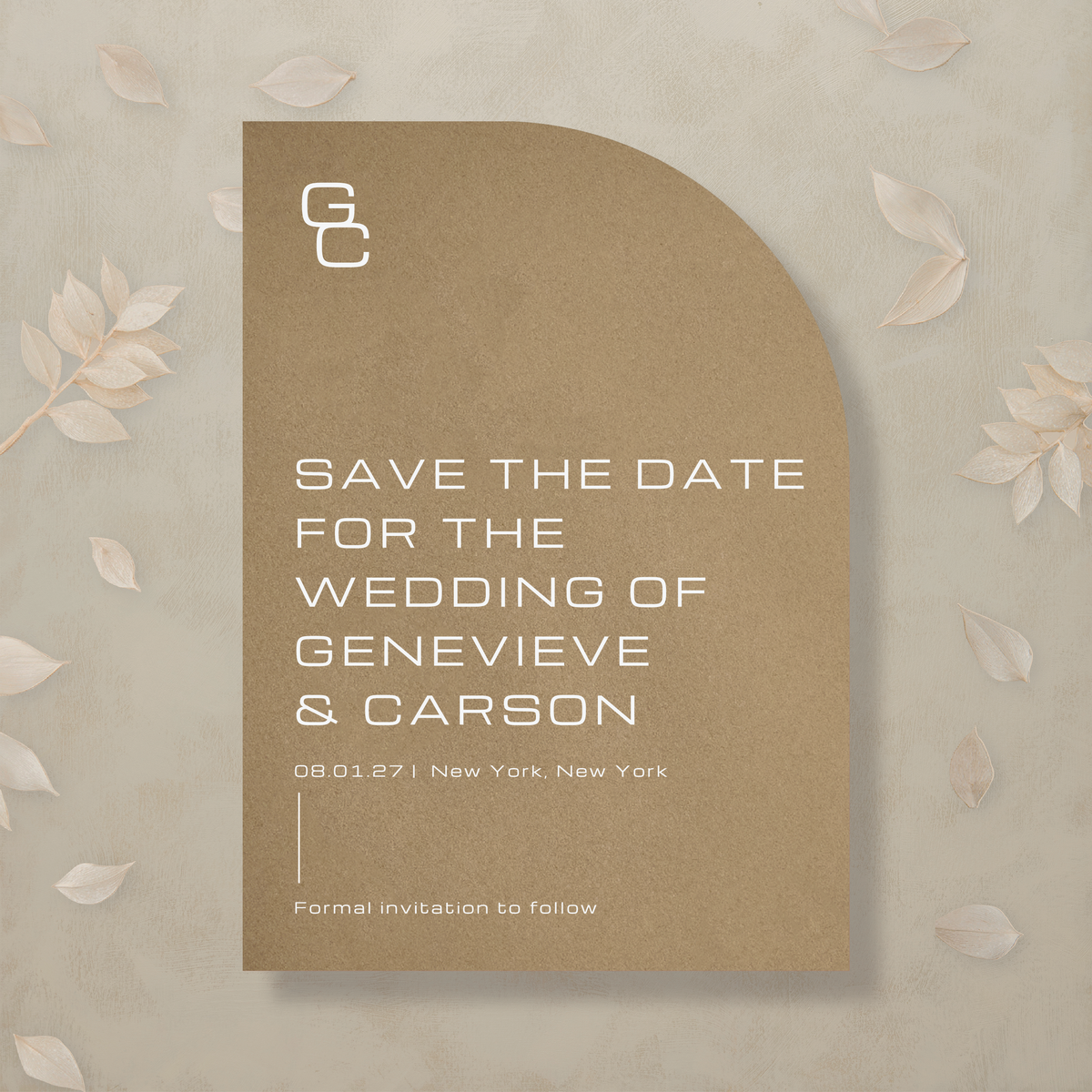 Editorial Eclectic Save The Date