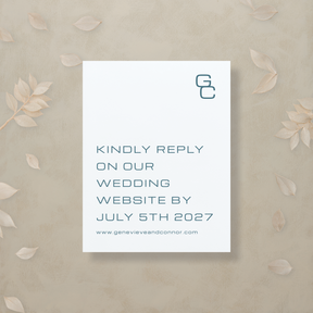 Editorial Eclectic Digital RSVP Card
