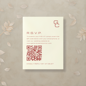 Editorial Eclectic Digital RSVP Card