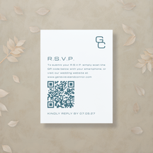 Editorial Eclectic Digital RSVP Card