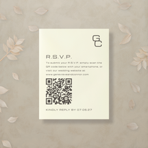 Editorial Eclectic Digital RSVP Card