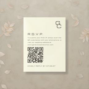 Editorial Eclectic Digital RSVP Card