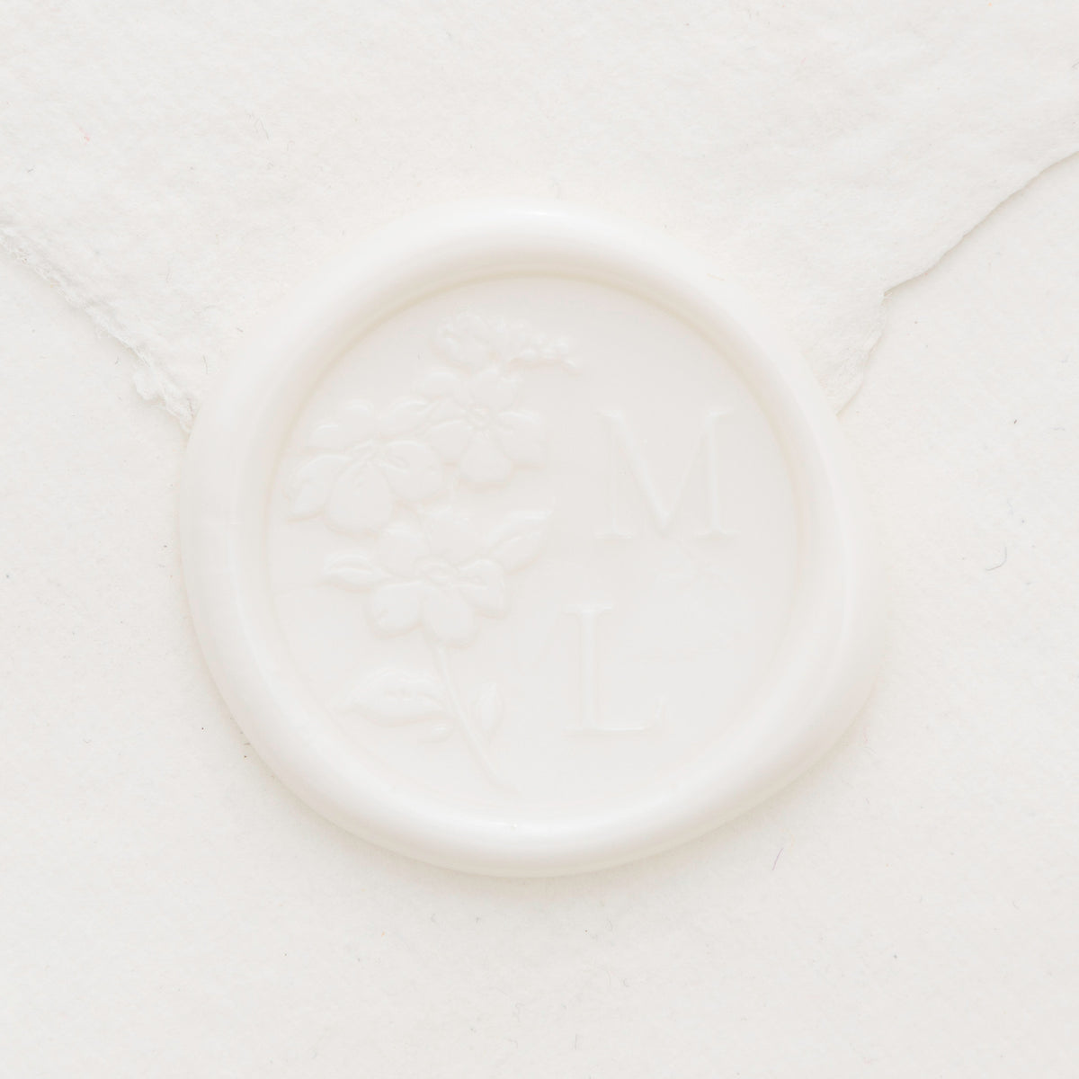 Forget Me Not Monogram Wax Seals