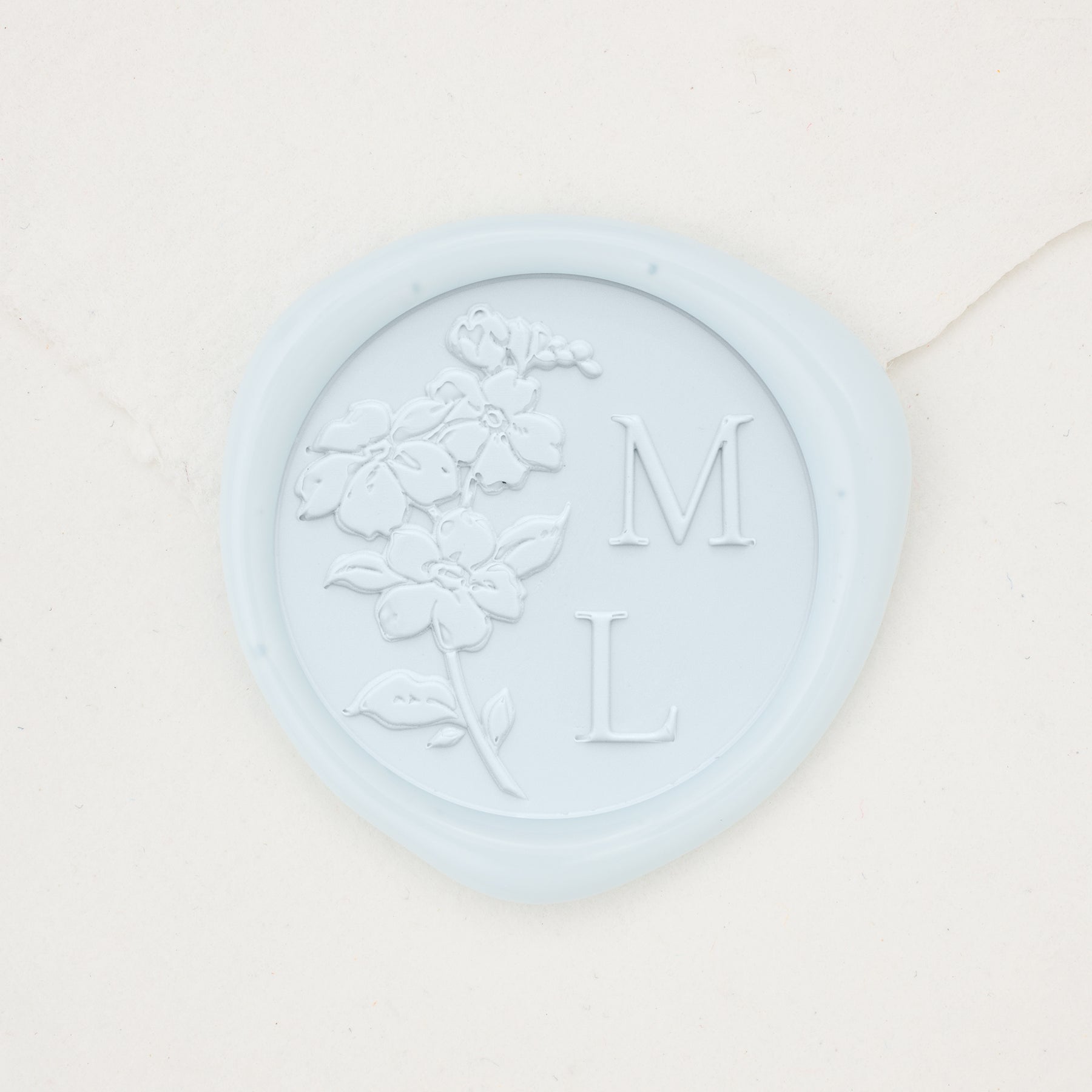 Forget Me Not Monogram Wax Seals