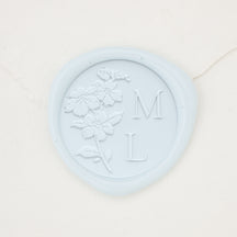 Forget Me Not Monogram Wax Seals