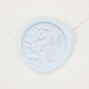 Forget Me Not Monogram Wax Seals