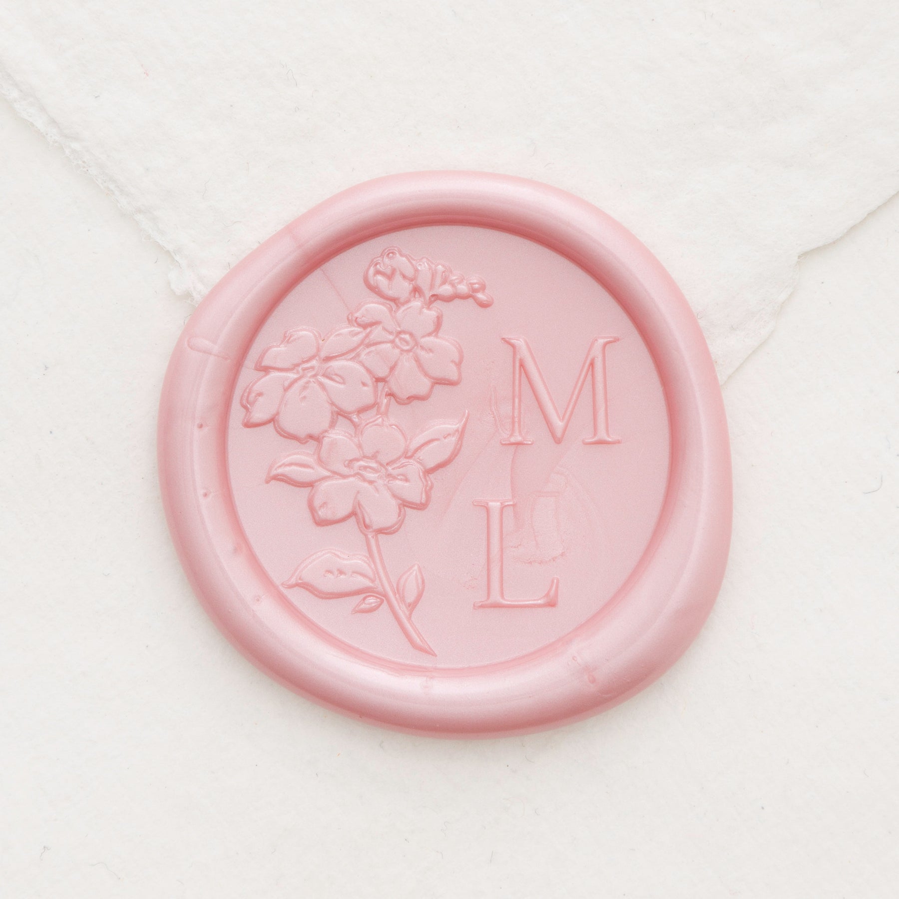 Forget Me Not Monogram Wax Seals