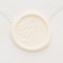 Forget Me Not Monogram Wax Seals