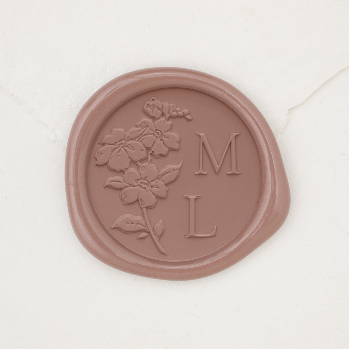 Forget Me Not Monogram Wax Seals