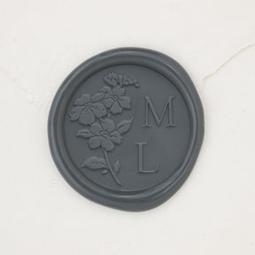 Forget Me Not Monogram Wax Seals