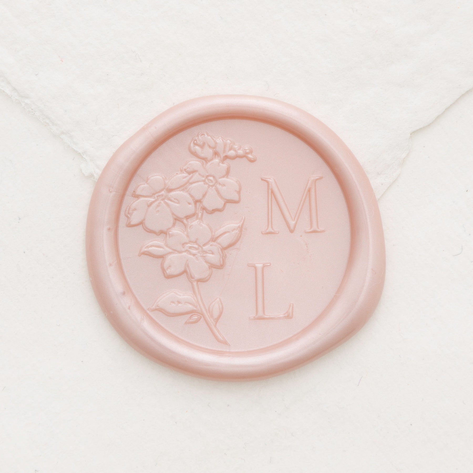 Forget Me Not Monogram Wax Seals