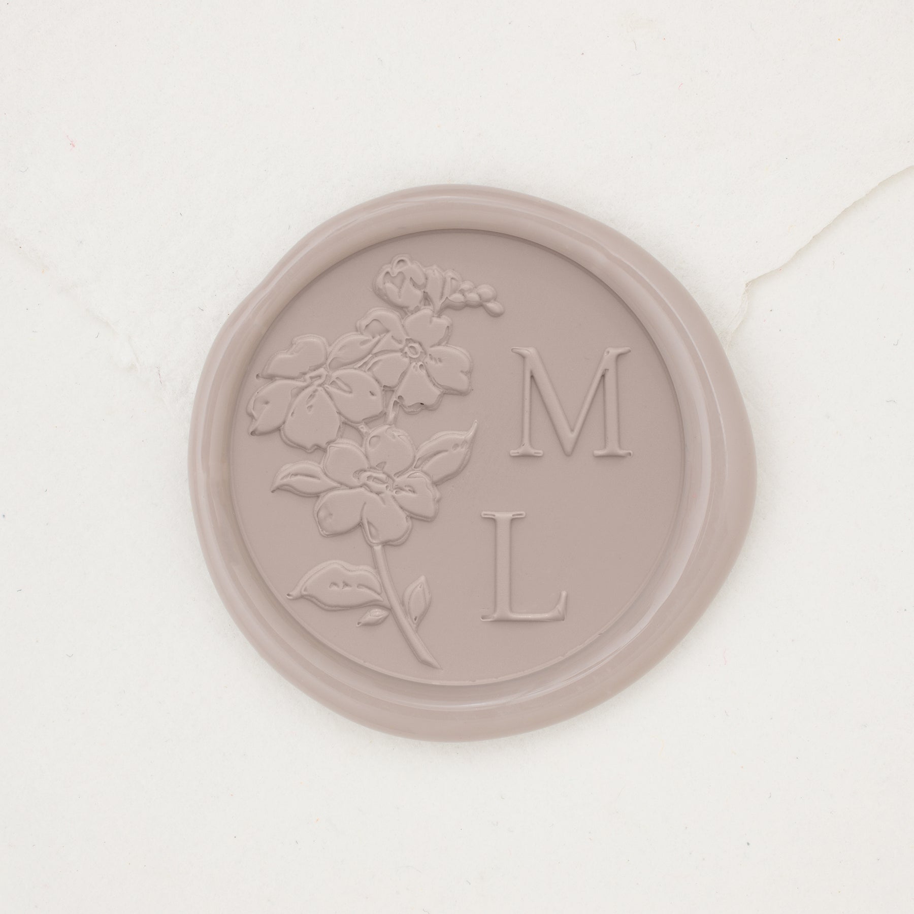 Forget Me Not Monogram Wax Seals