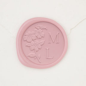 Forget Me Not Monogram Wax Seals