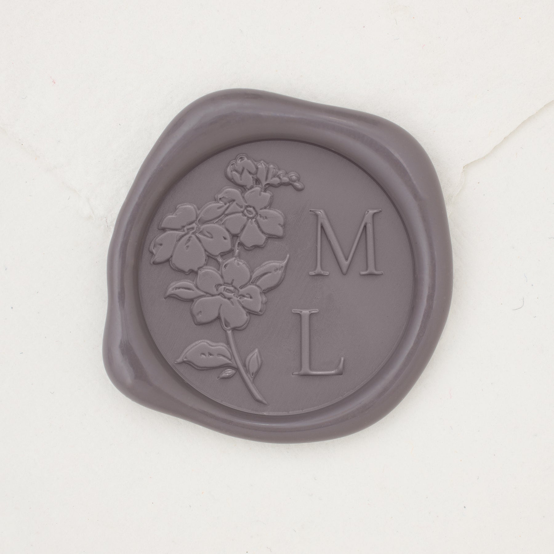 Forget Me Not Monogram Wax Seals