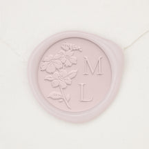 Forget Me Not Monogram Wax Seals