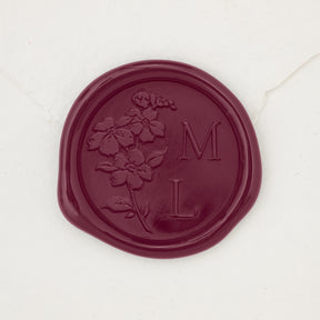 Forget Me Not Monogram Wax Seals